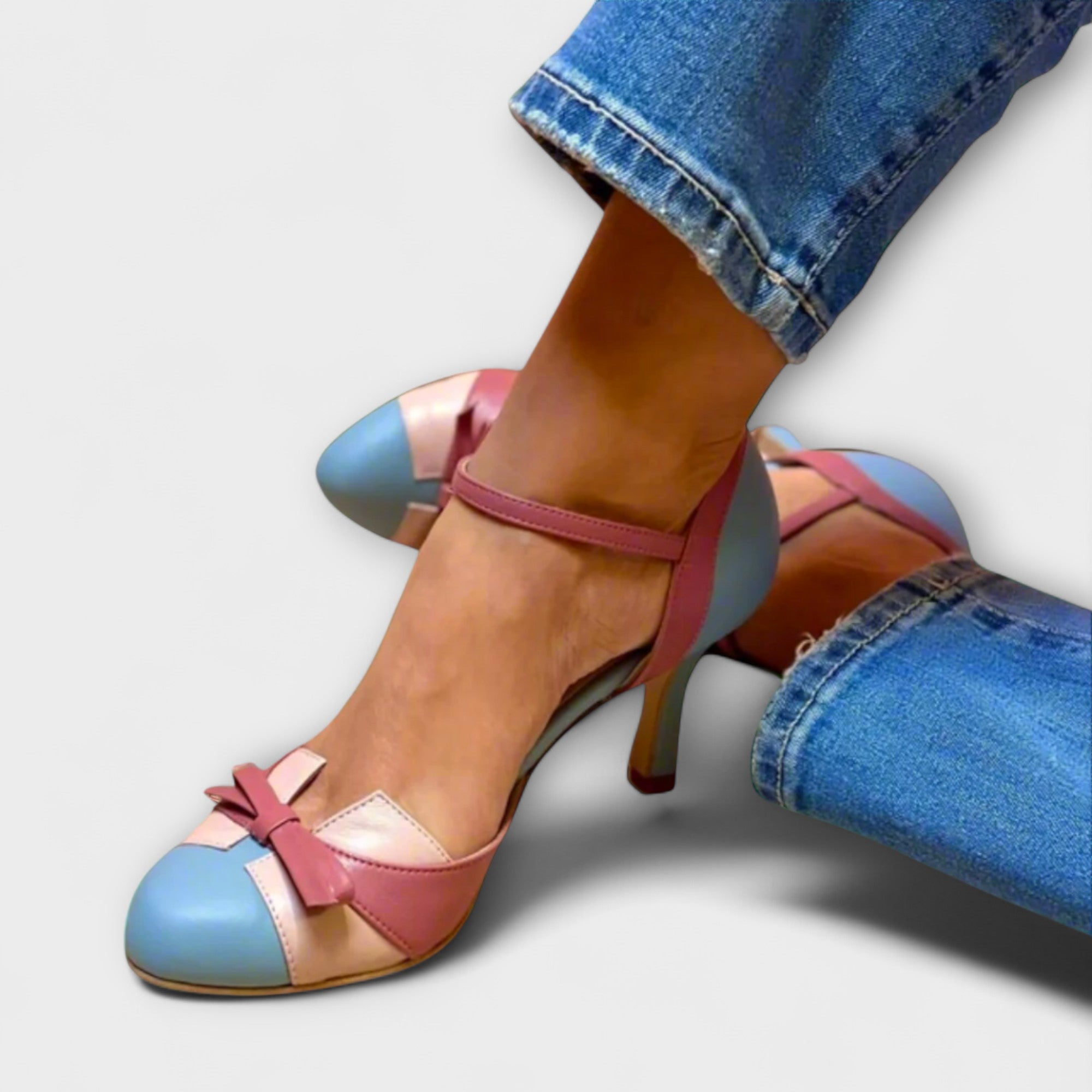 Velora | Ortopedické sandály s retro podpatkem