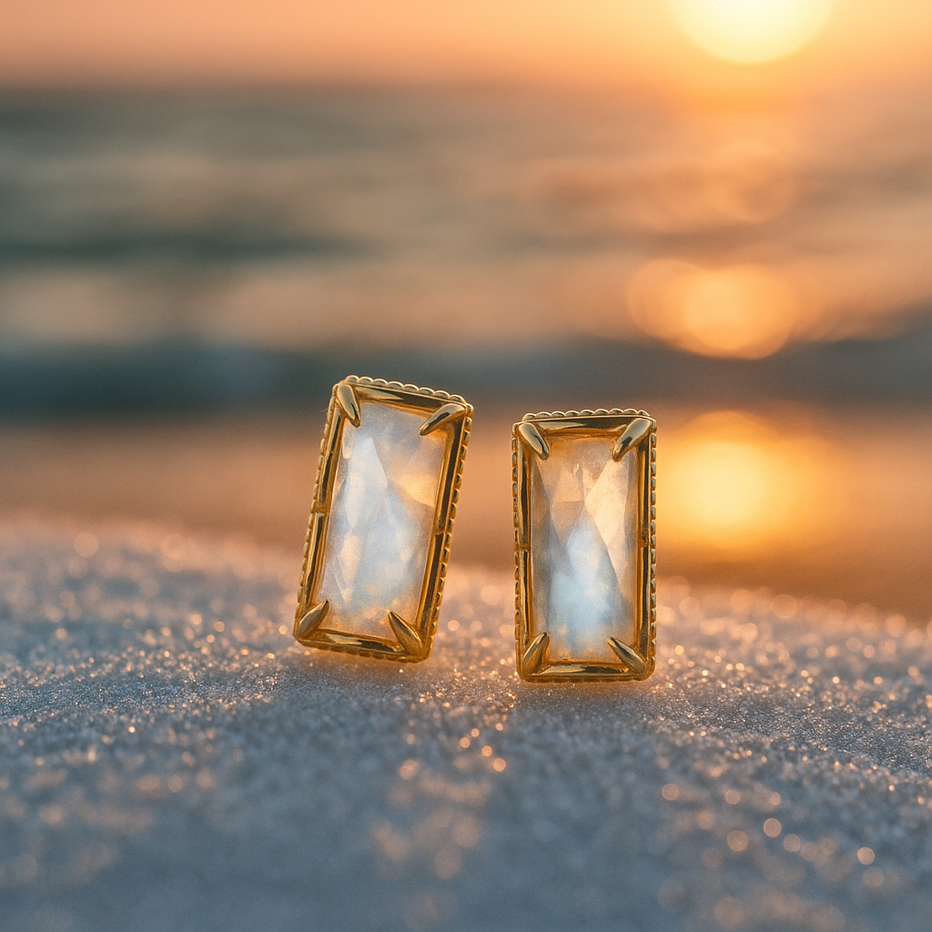 Velora | Zlaté náušnice ze stříbra 925