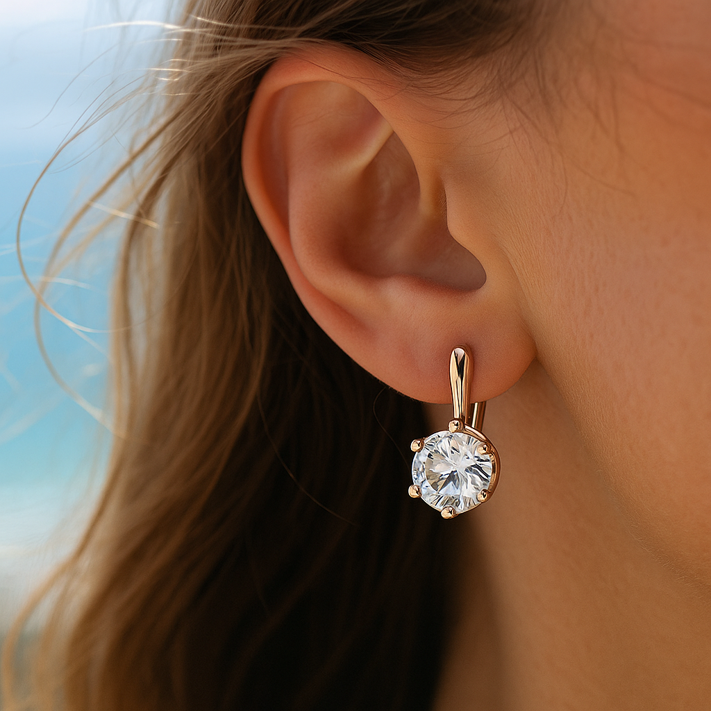 Velora | Kulaté náušnice se zirkonem