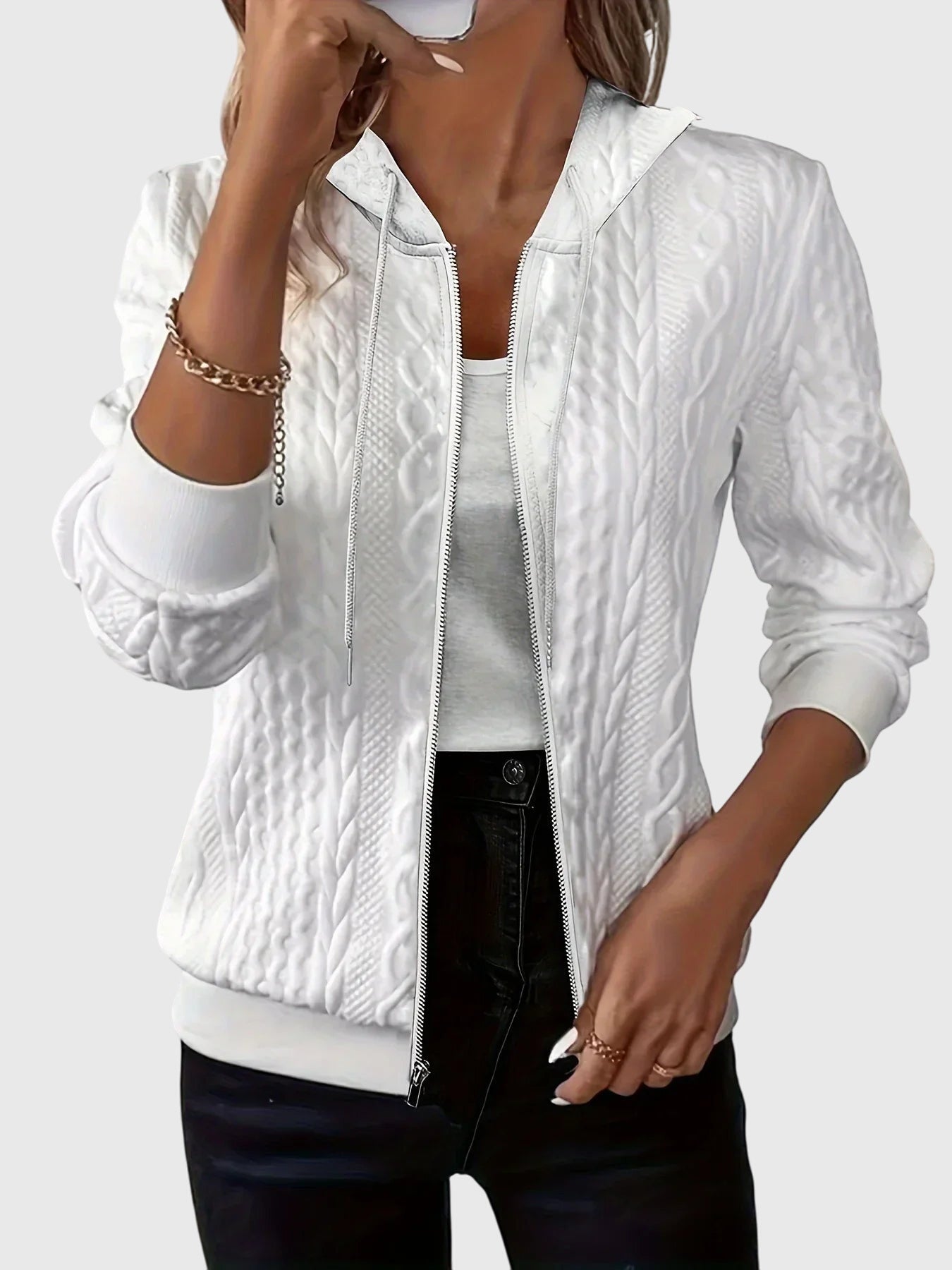 Velora | Mikina s kapucí a zipem