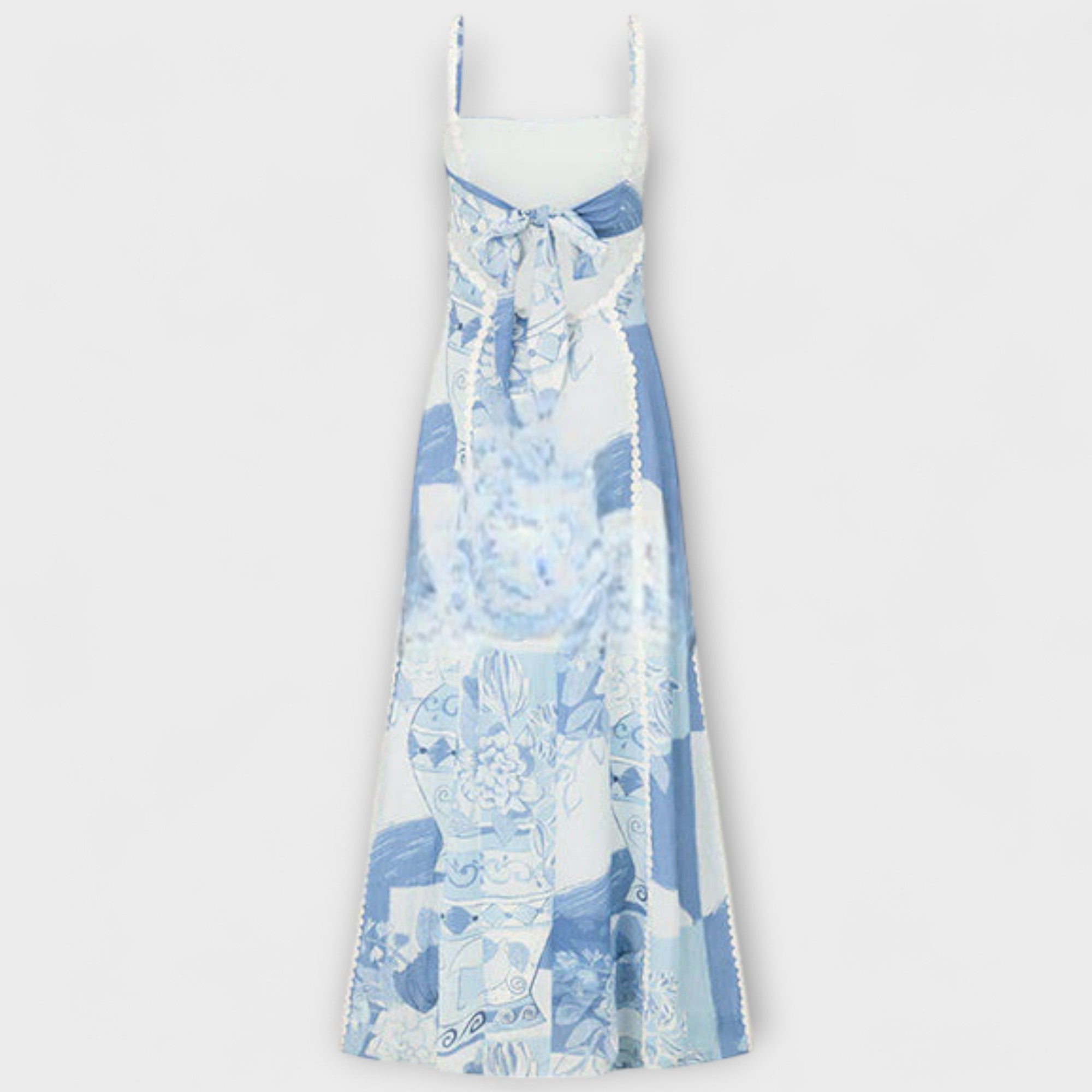 Velora | Maxišaty z lněné směsi s potiskem