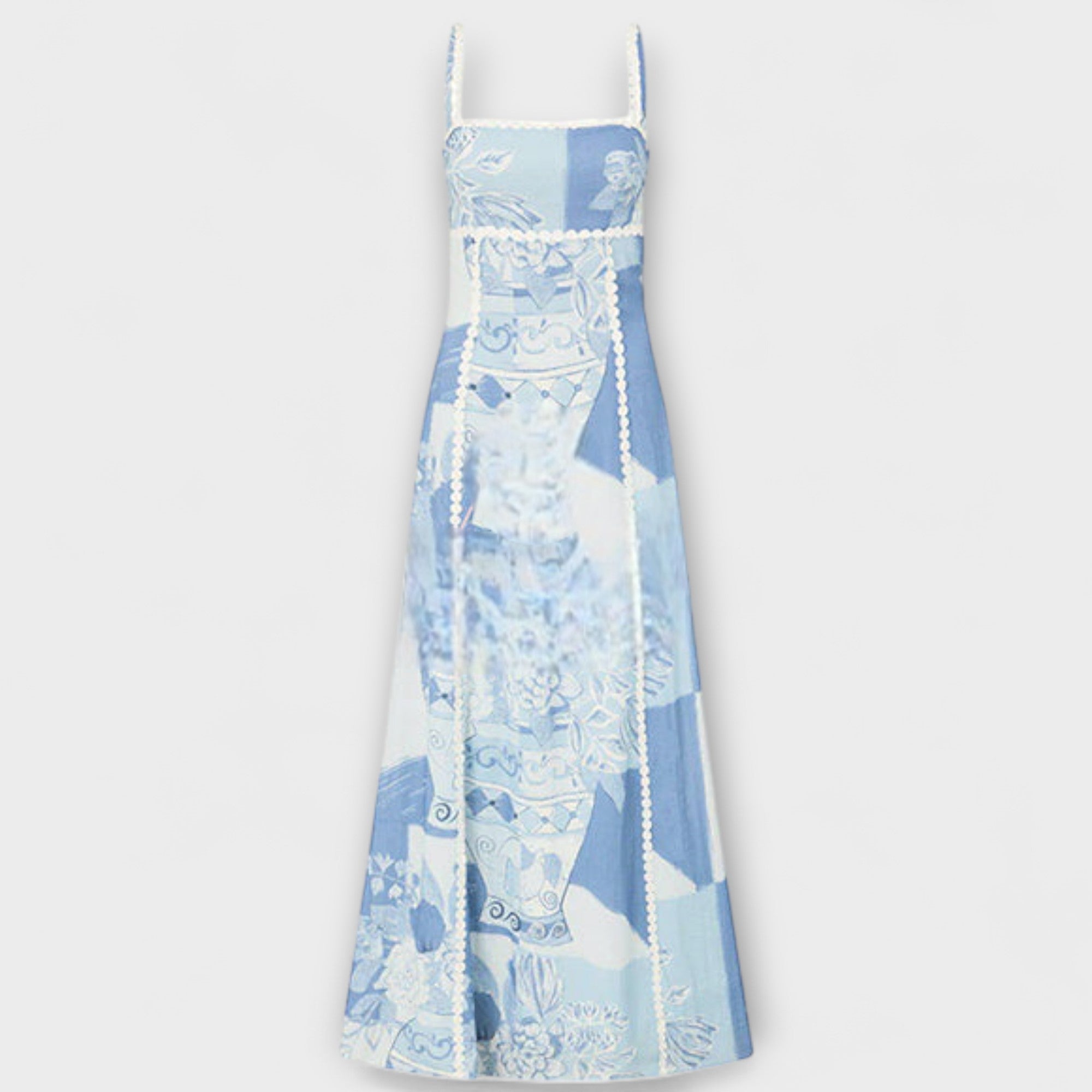 Velora | Maxišaty z lněné směsi s potiskem