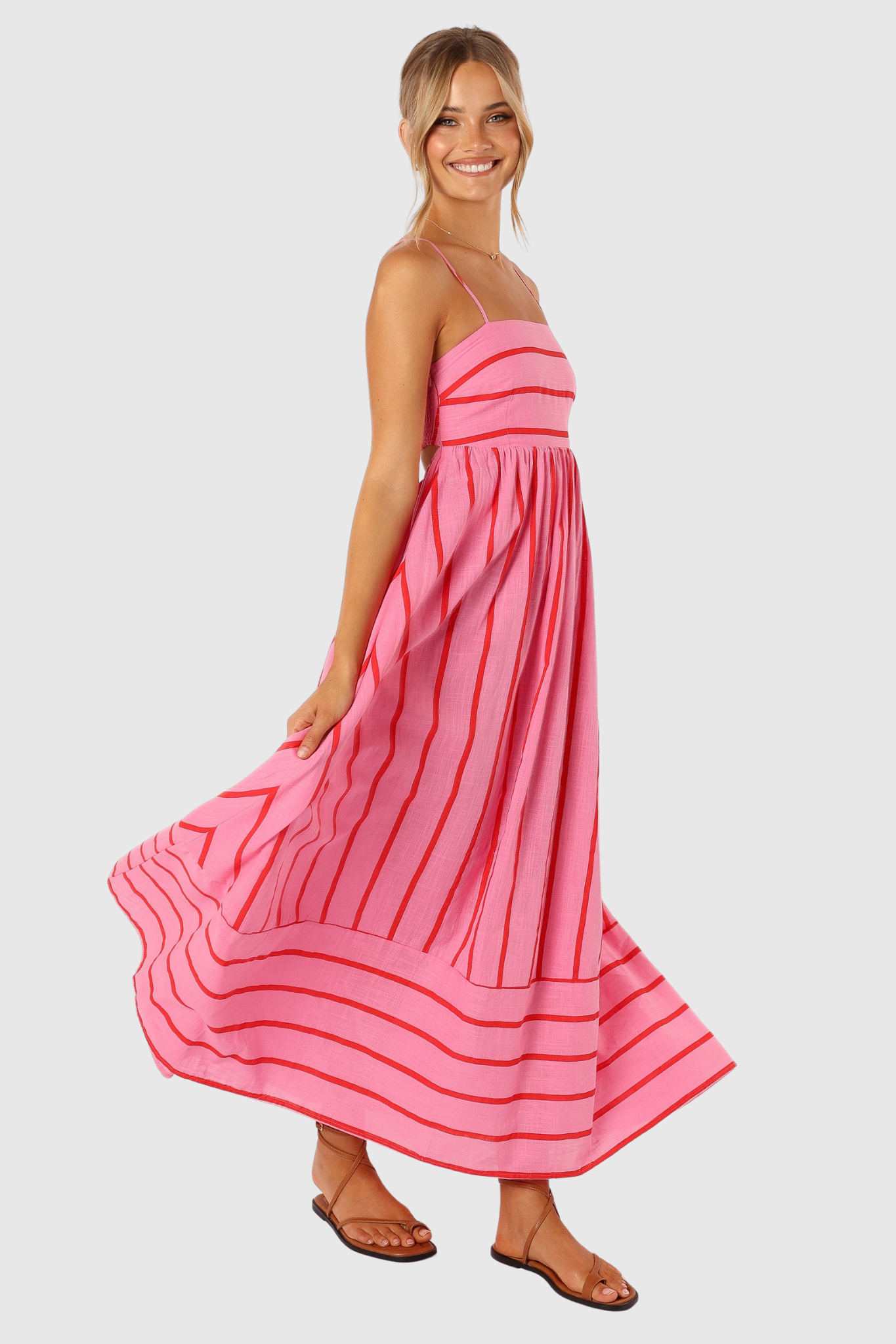 Velora | Maxi šaty v jasně růžové barvě