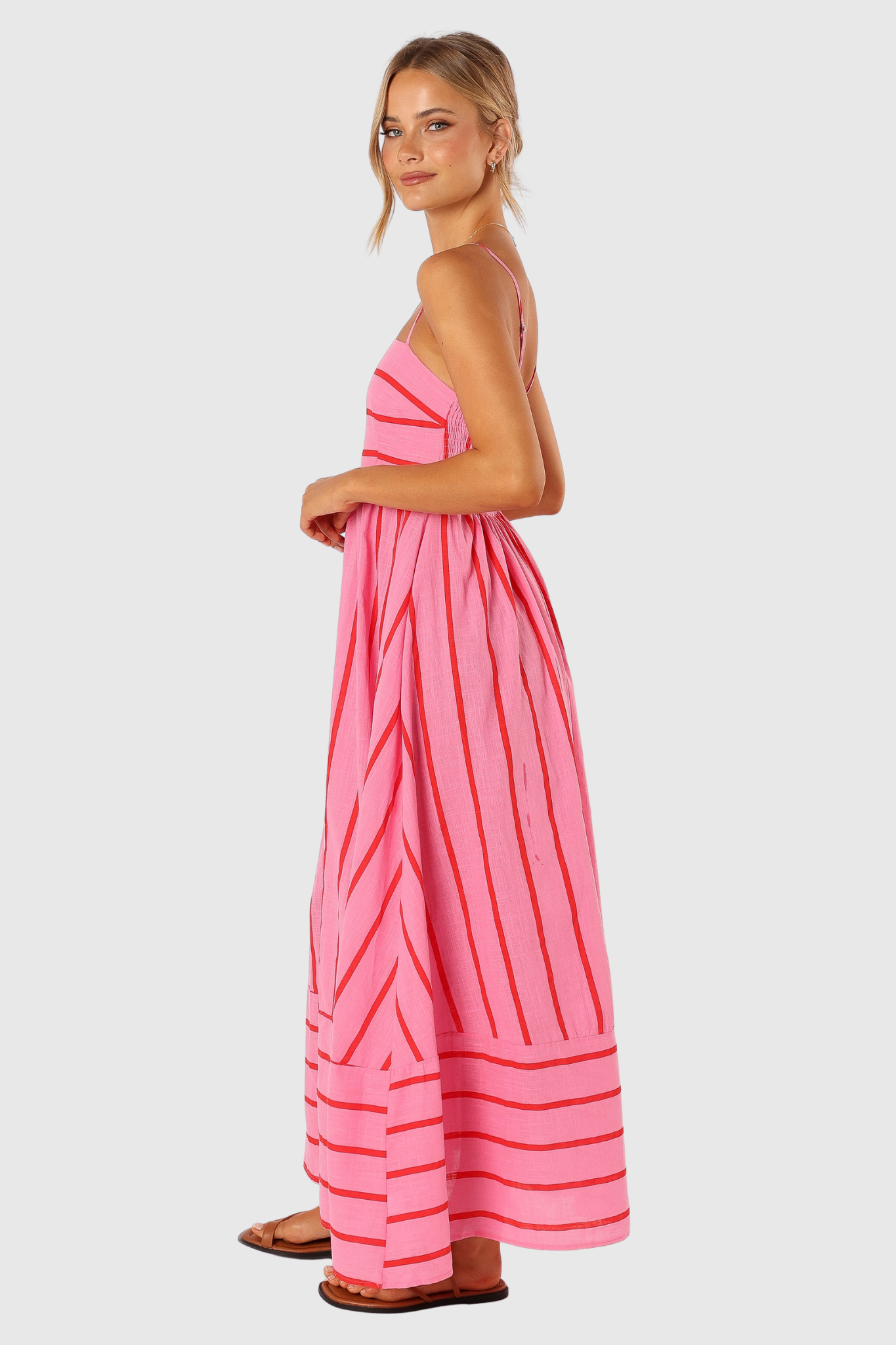 Velora | Maxi šaty v jasně růžové barvě