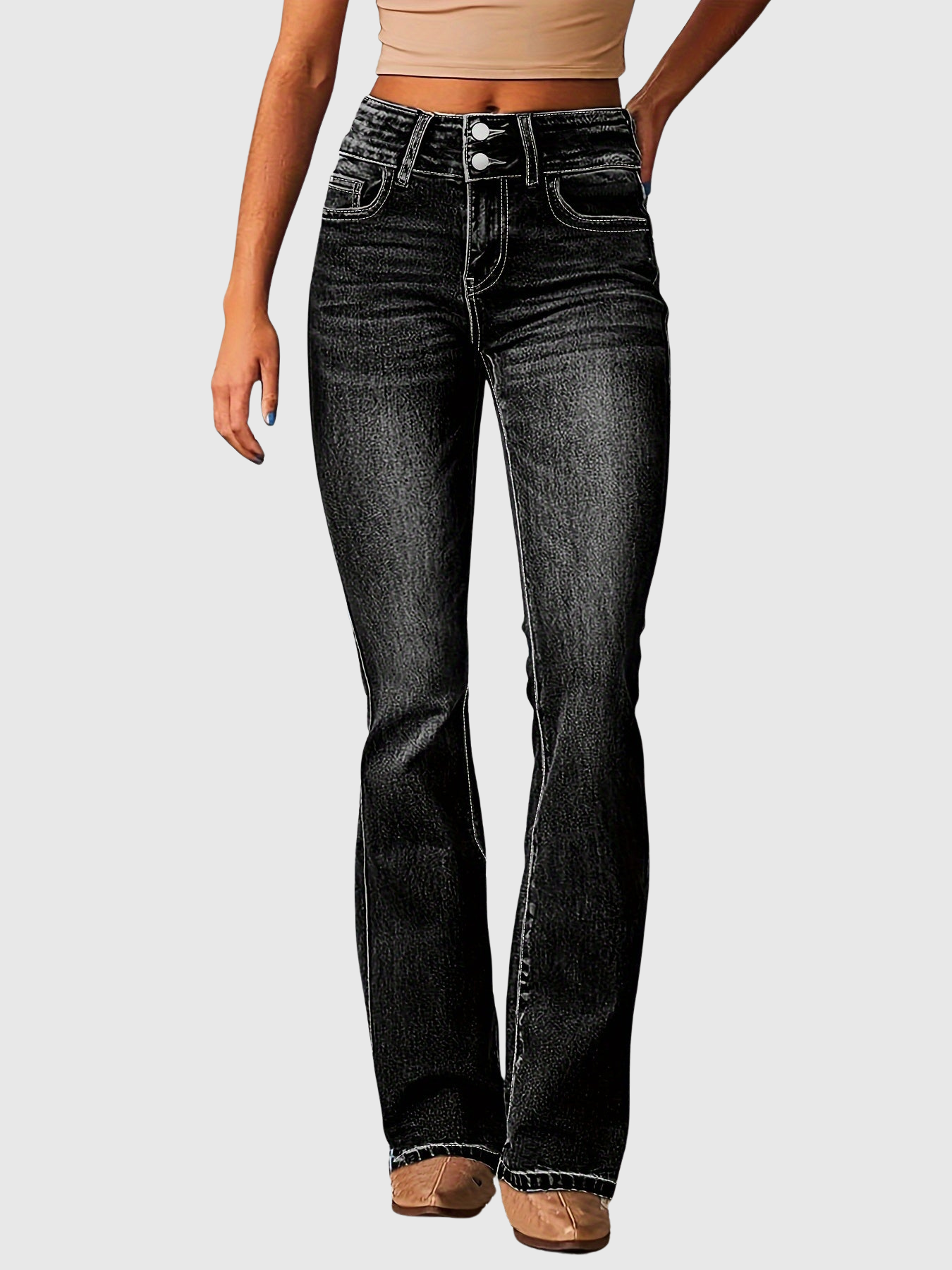 Velora | Vysoké flared džíny