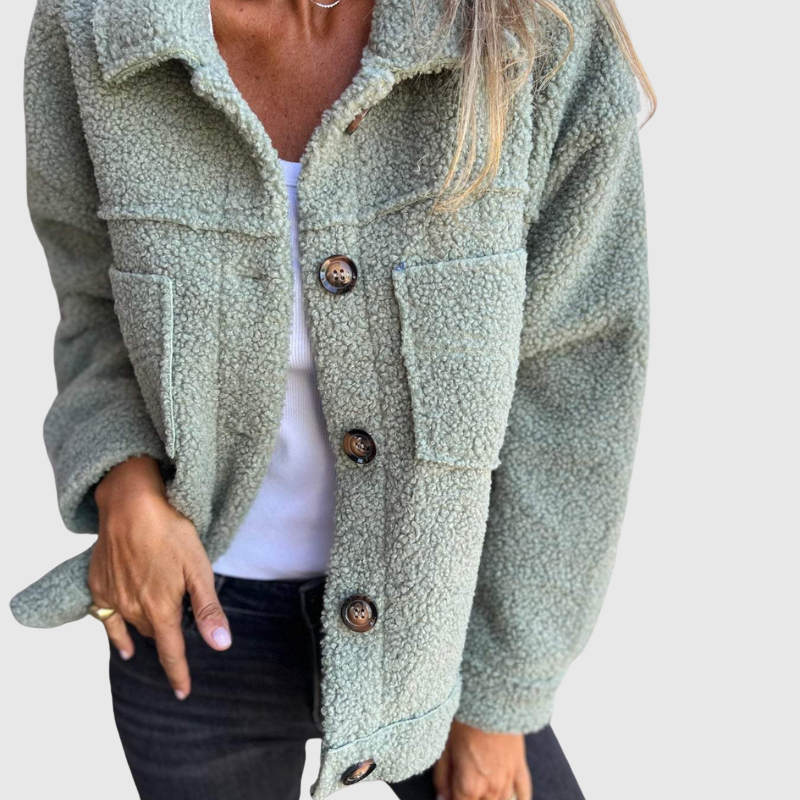 Velora | Trendy kabát z měkké látky