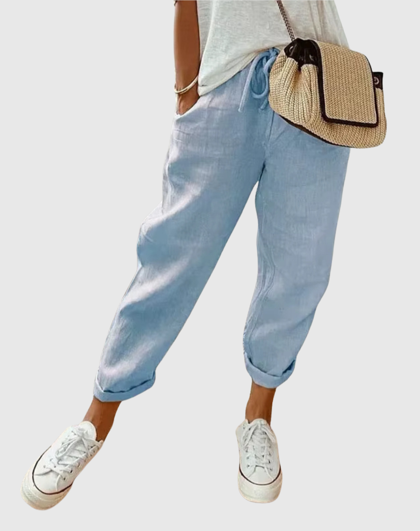 Velora | Lněné kalhoty