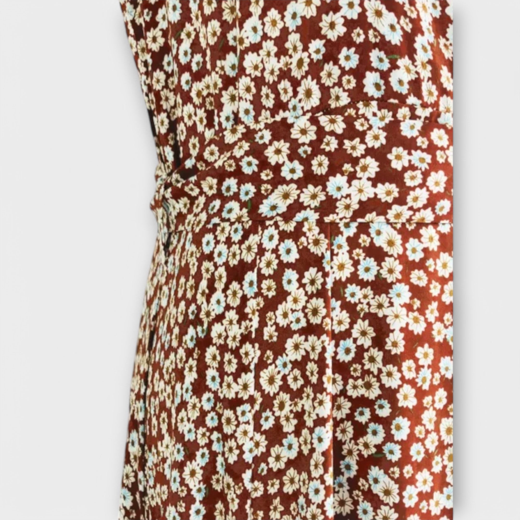 Velora | Letní boho maxi šaty bez rukávů s květinovým vzorem