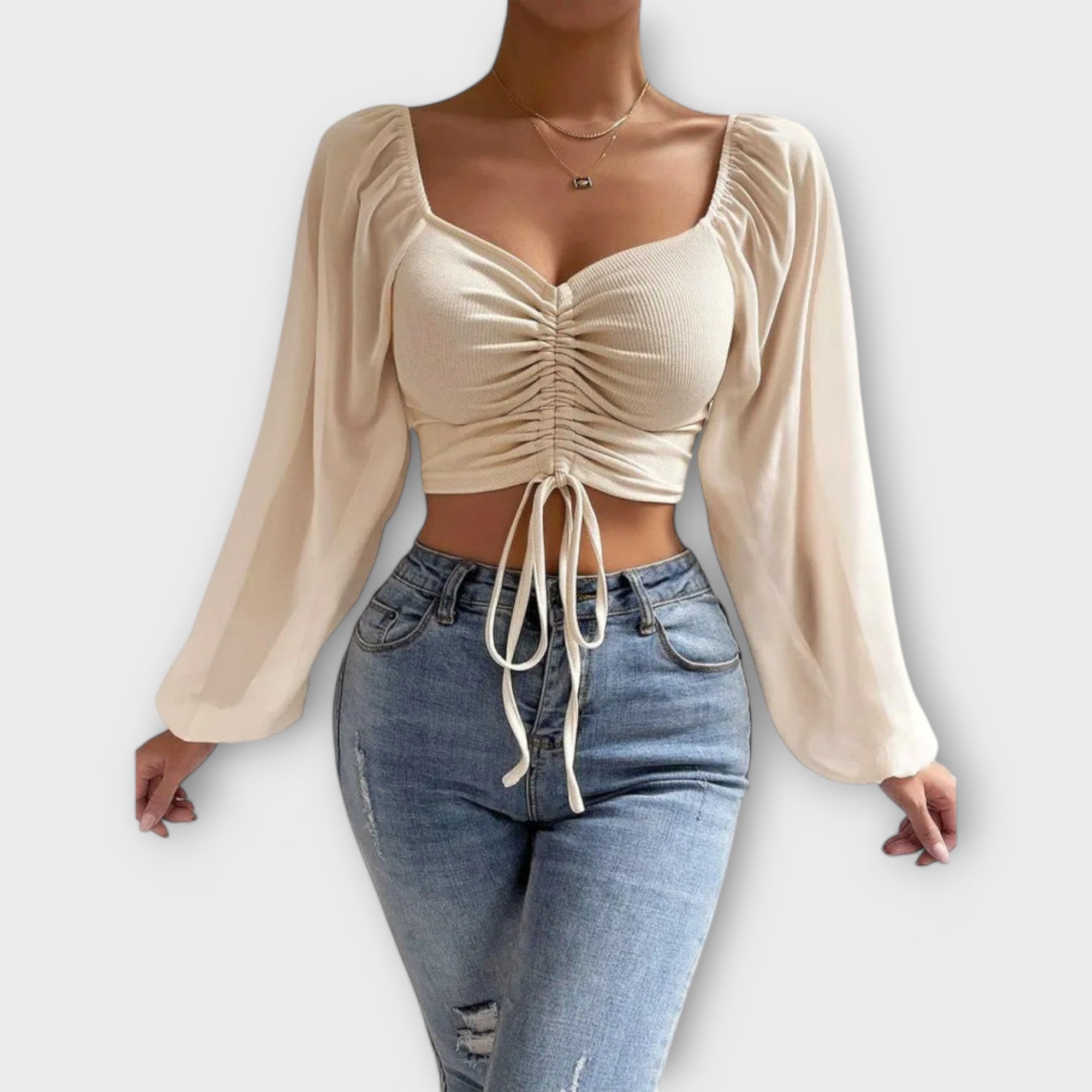 Velora | Volánová večerní blůza