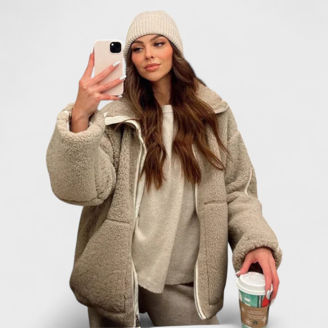 Velora - Měkký plyšový kabát