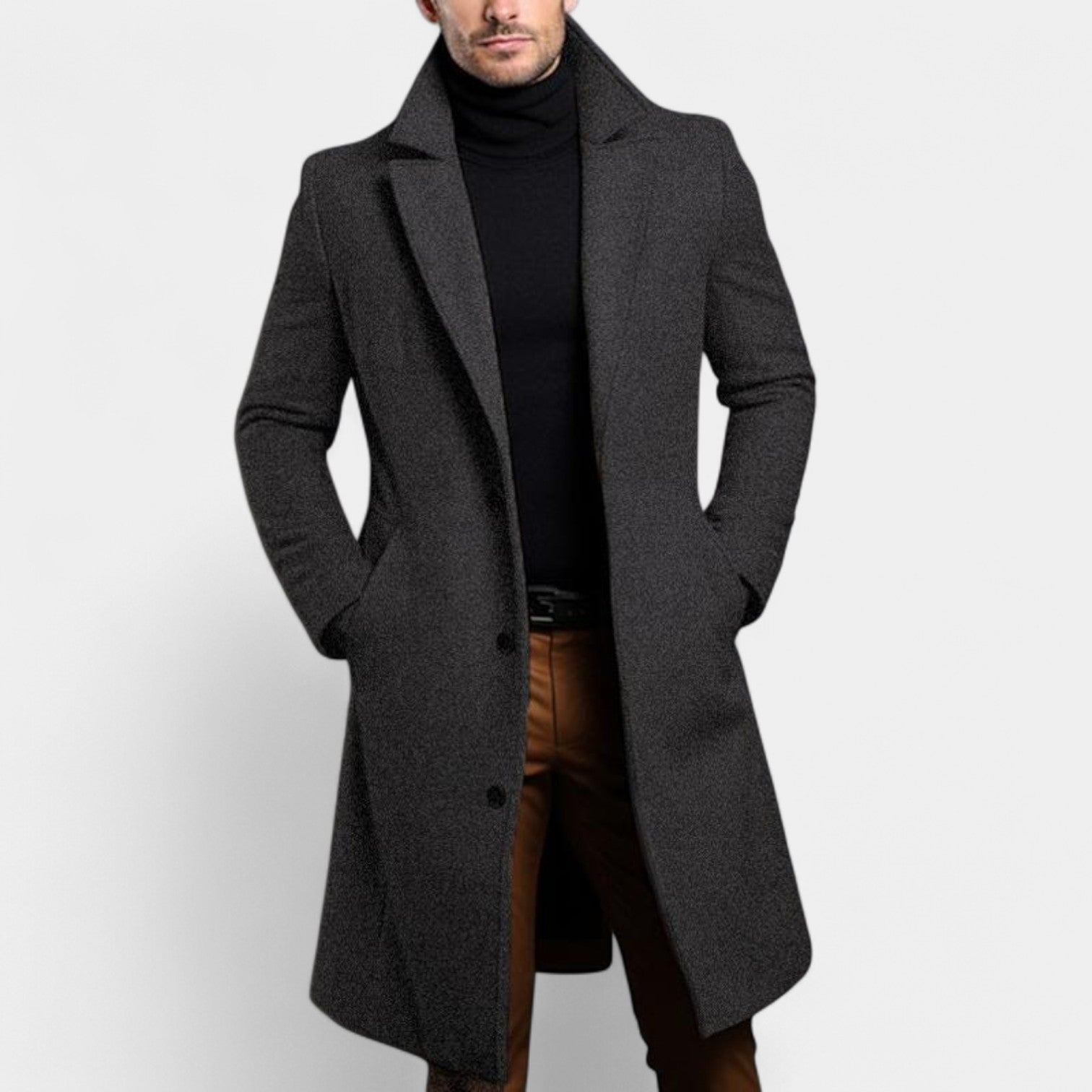 Velora | Elegantní pánský kabát s klopou