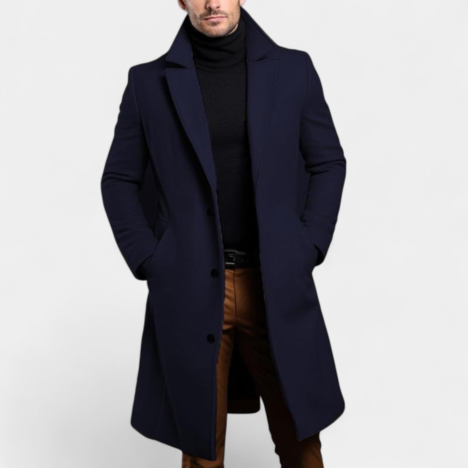 Velora | Elegantní pánský kabát s klopou