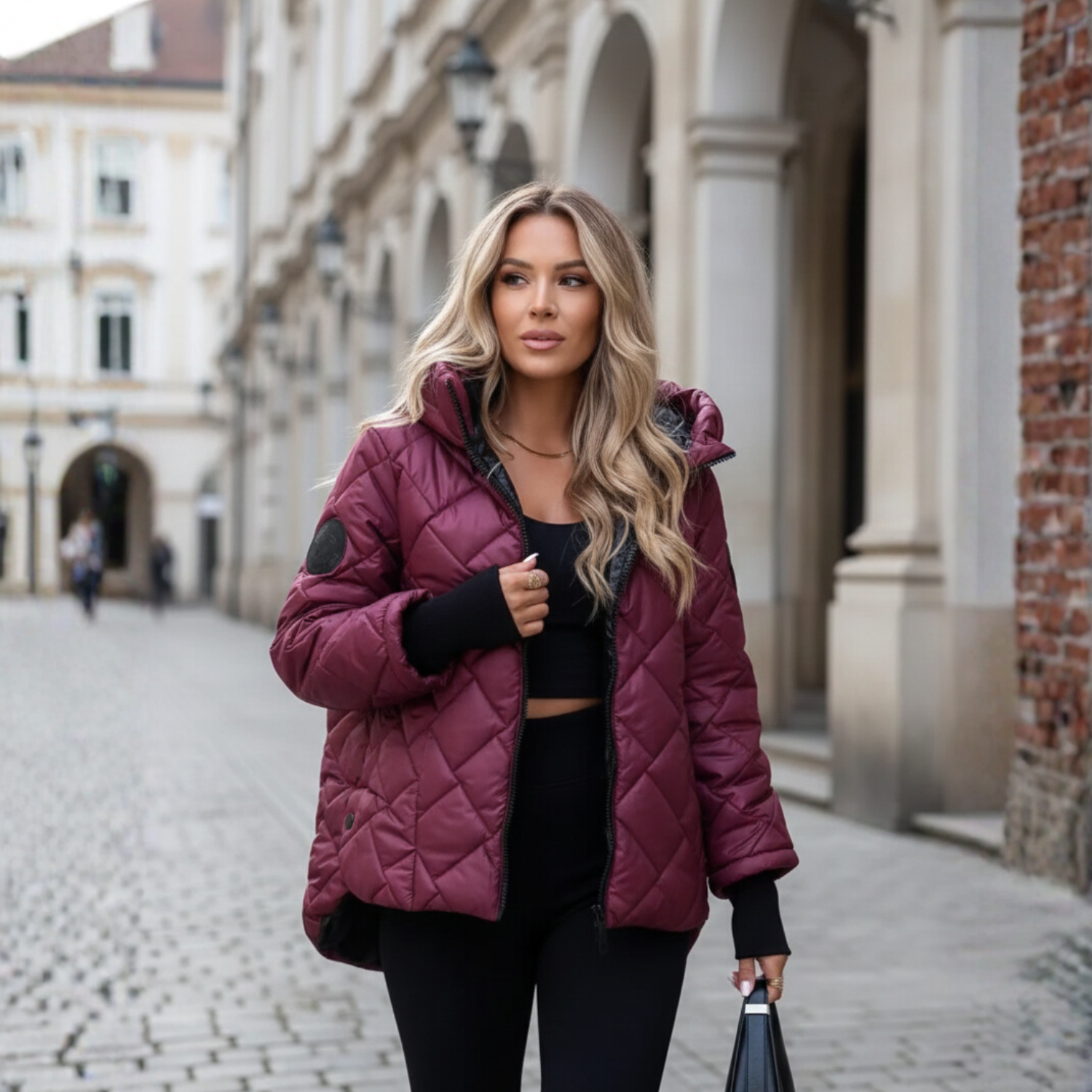 Velora | Prošívaná luxusní dámská bunda