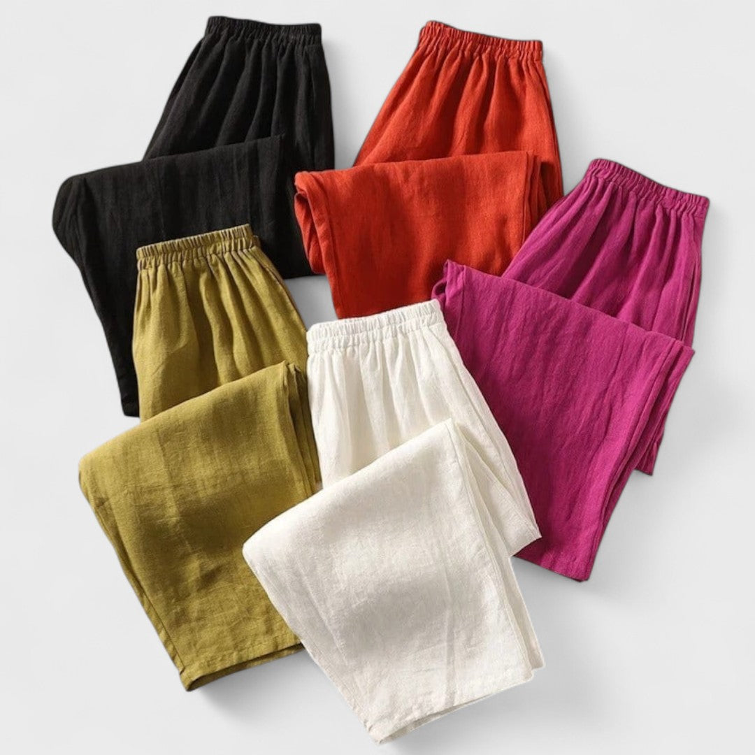 Velora | Lněné kalhoty