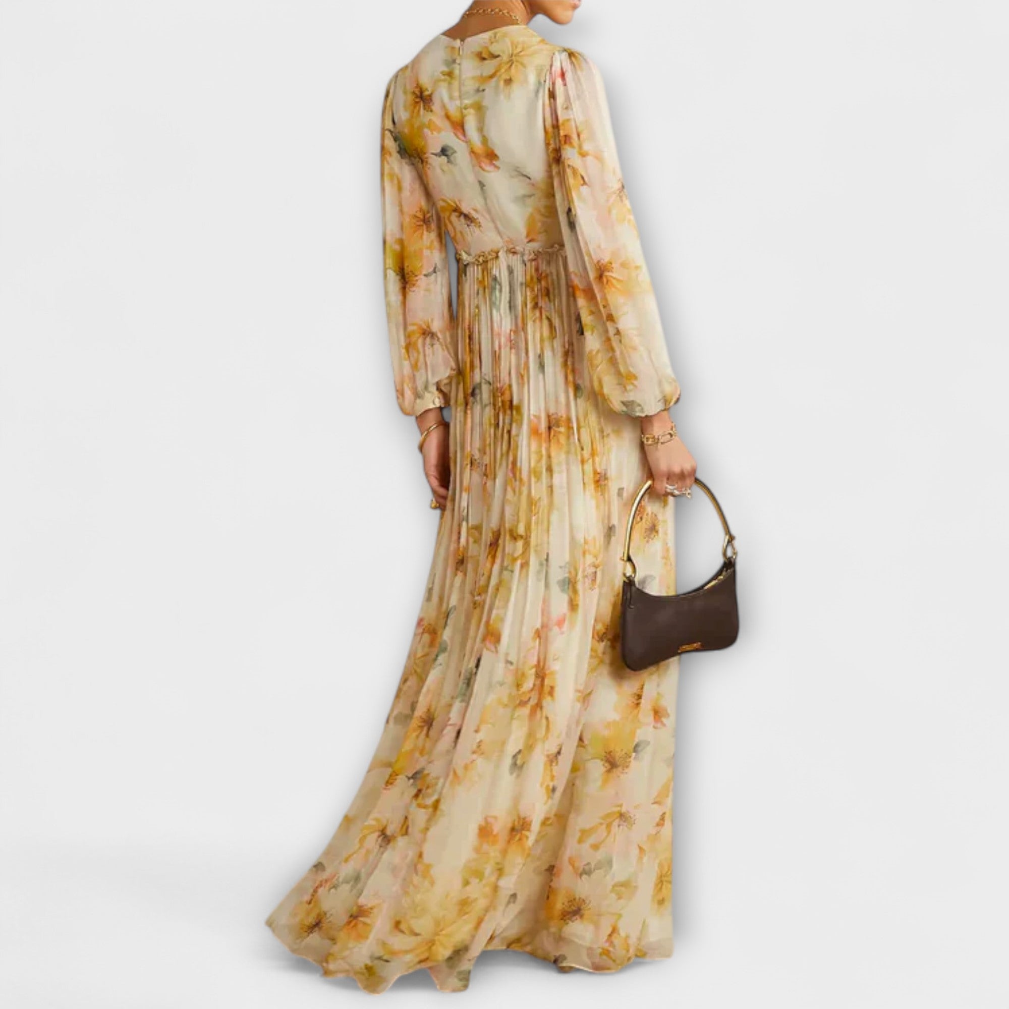 Velora | Květinové zavinovací maxi šaty