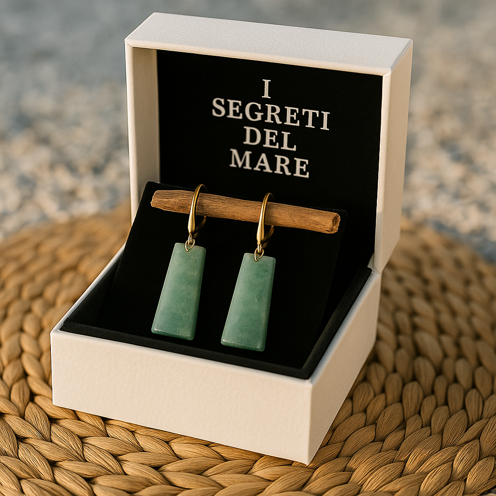 Velora | Smaragdově zelené aqua náušnice