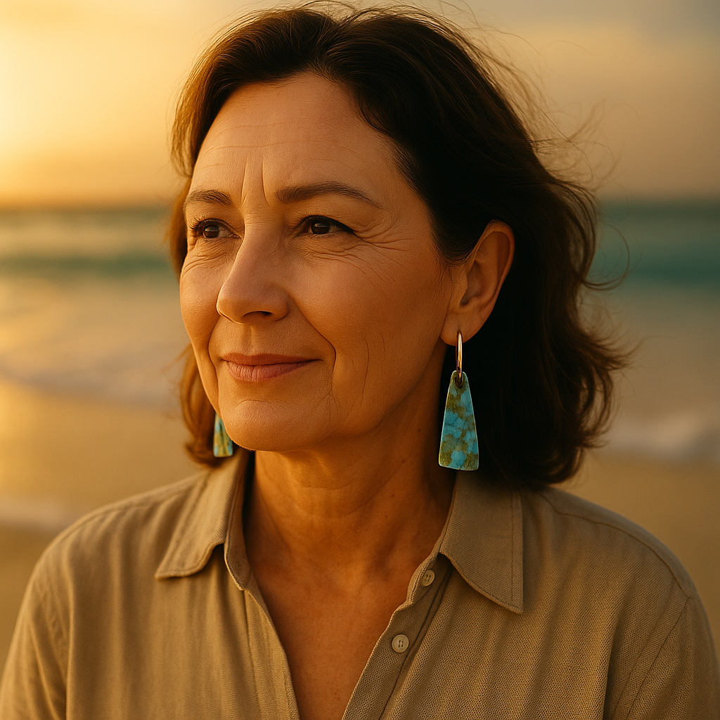 Velora | Náušnice Modrá laguna