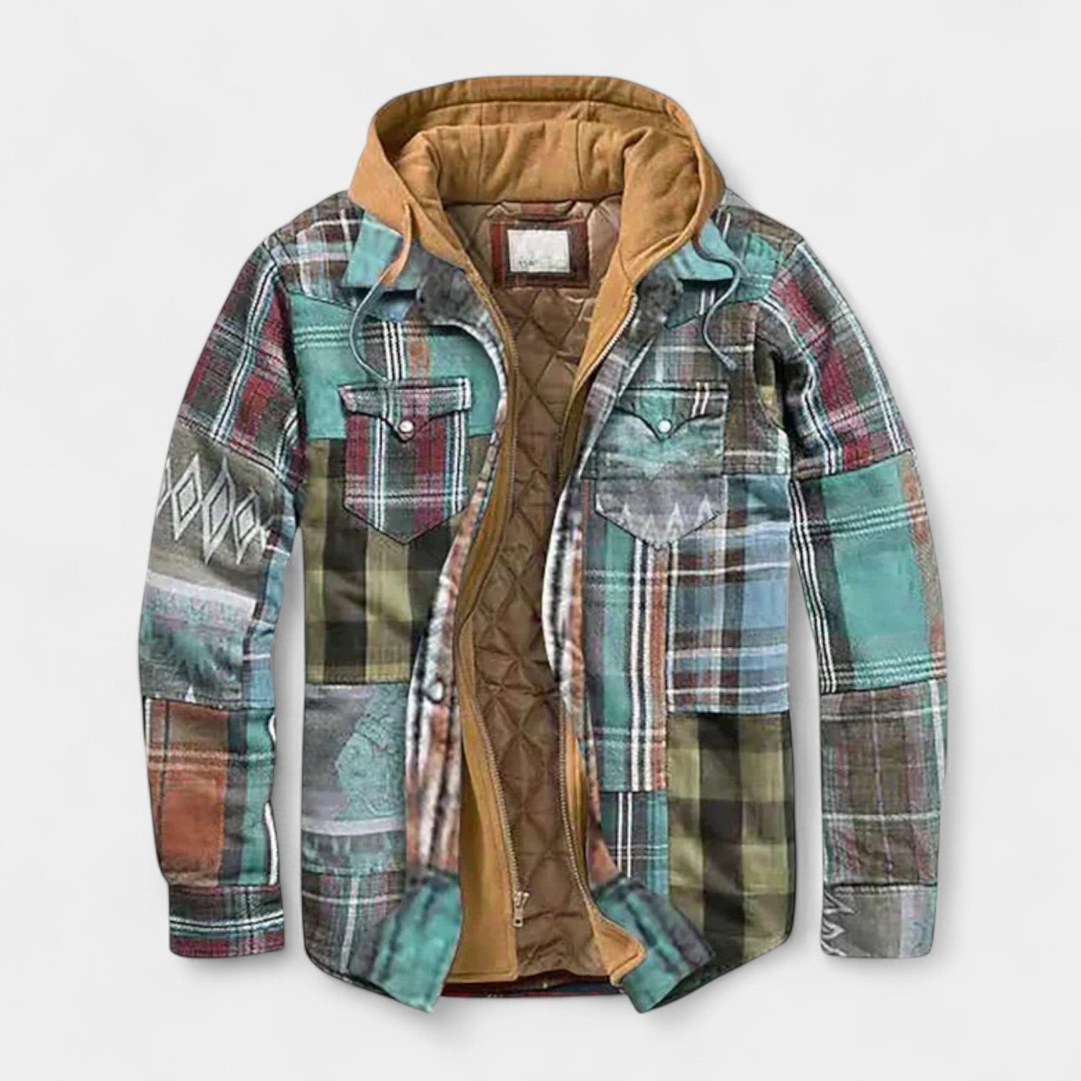 Velora | Stylová patchworková bunda pro sebevědomé muže