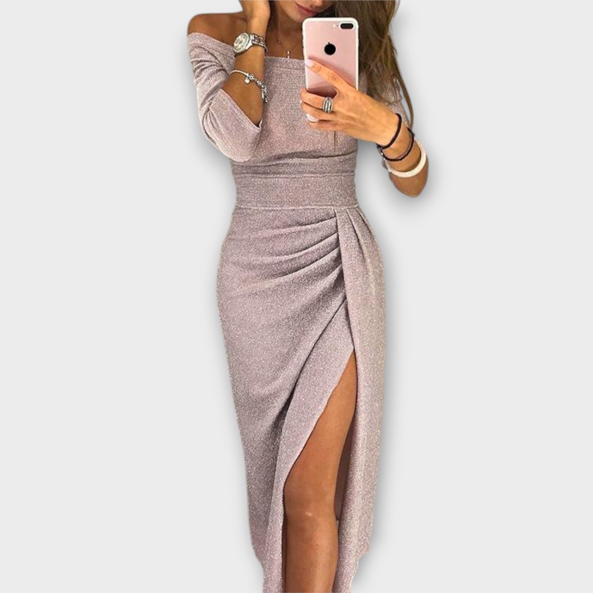 Velora | Elegantní šaty s odhalenými rameny