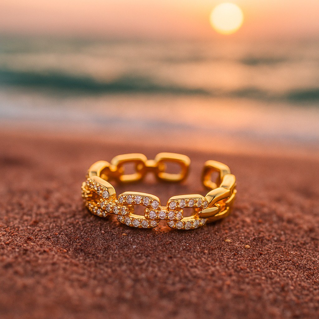 Velora | Zirkonový zlatý prsten