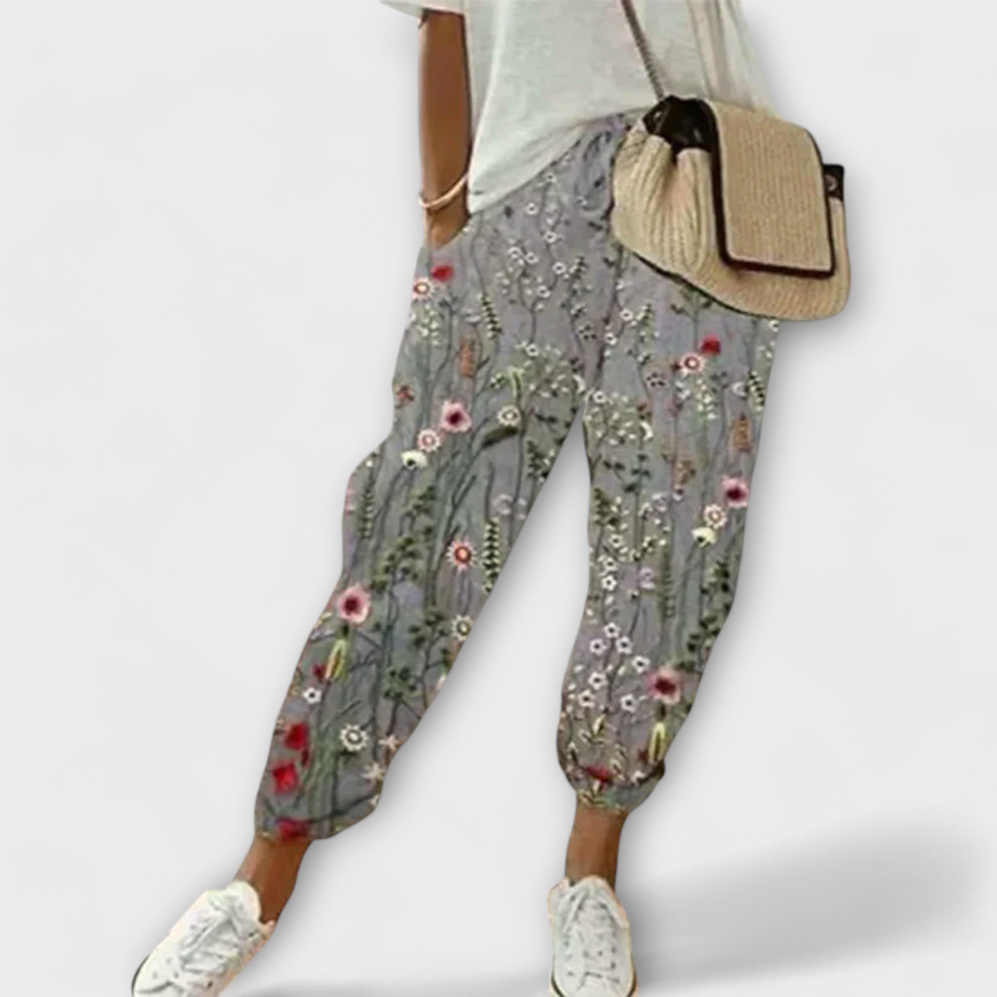 Velora | Pohodlné kalhoty z bavlny a lnu