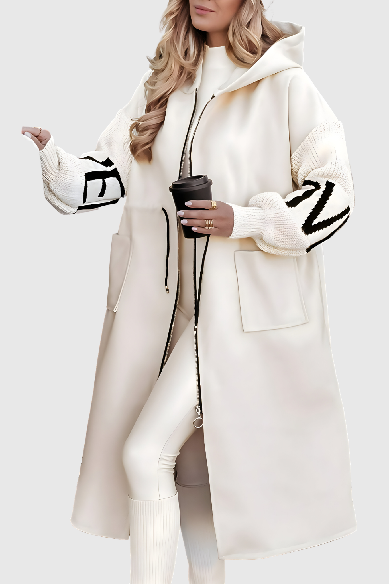 Velora | Elegantní Kapucňový Kabát