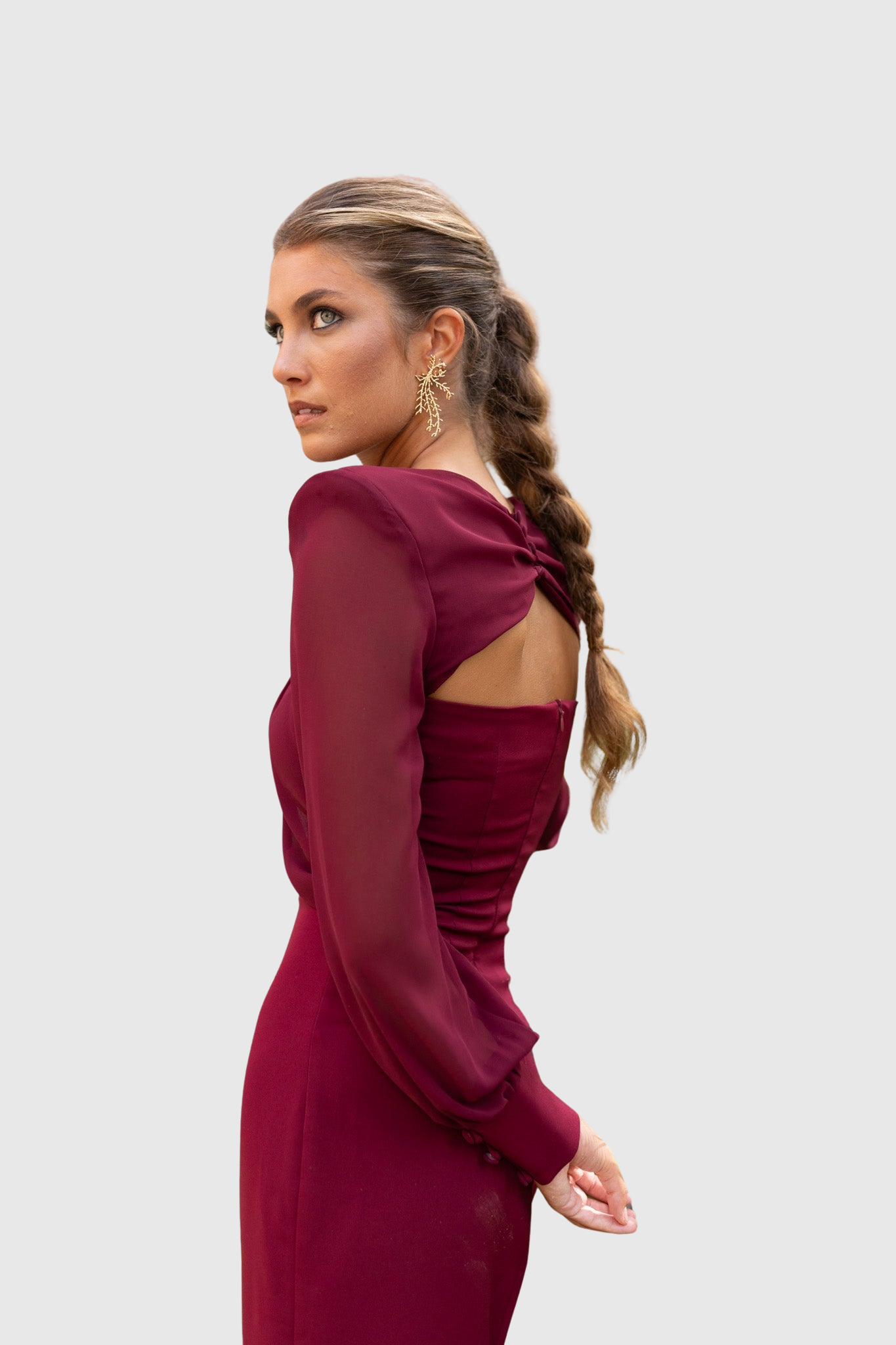 Velora - Elegantní Midi Šaty