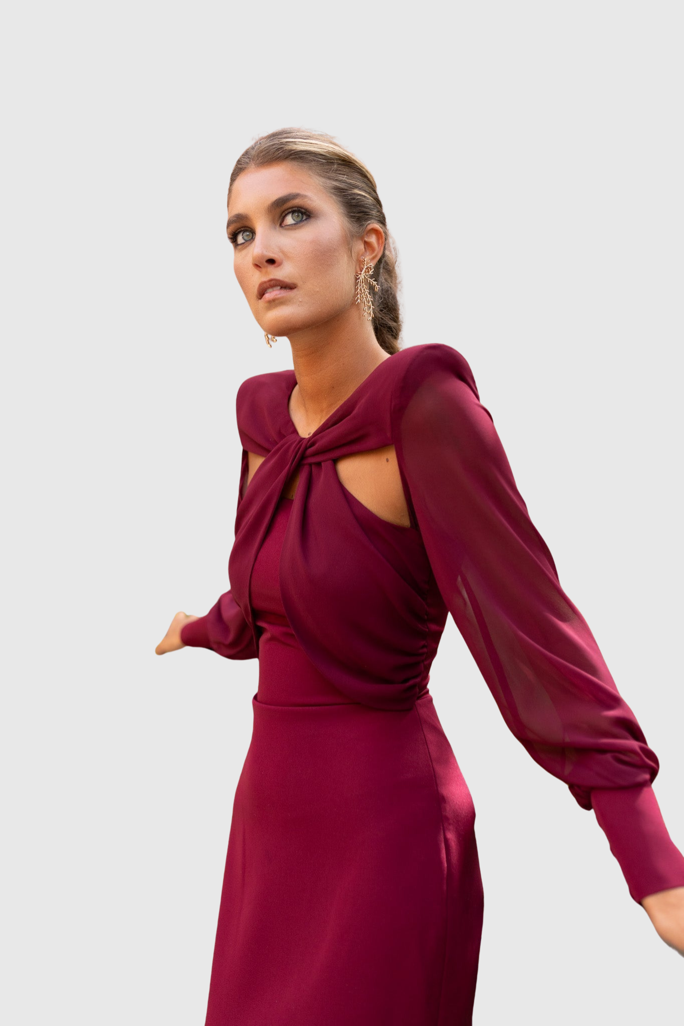 Velora - Elegantní Midi Šaty