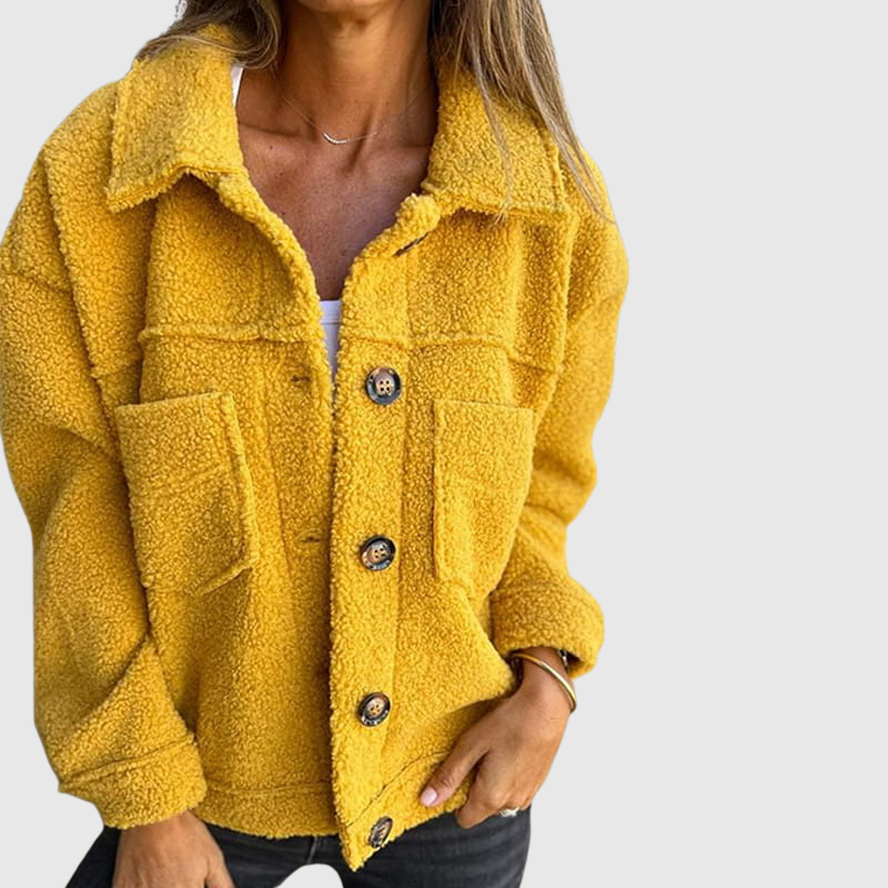 Velora | Trendy kabát z měkké látky