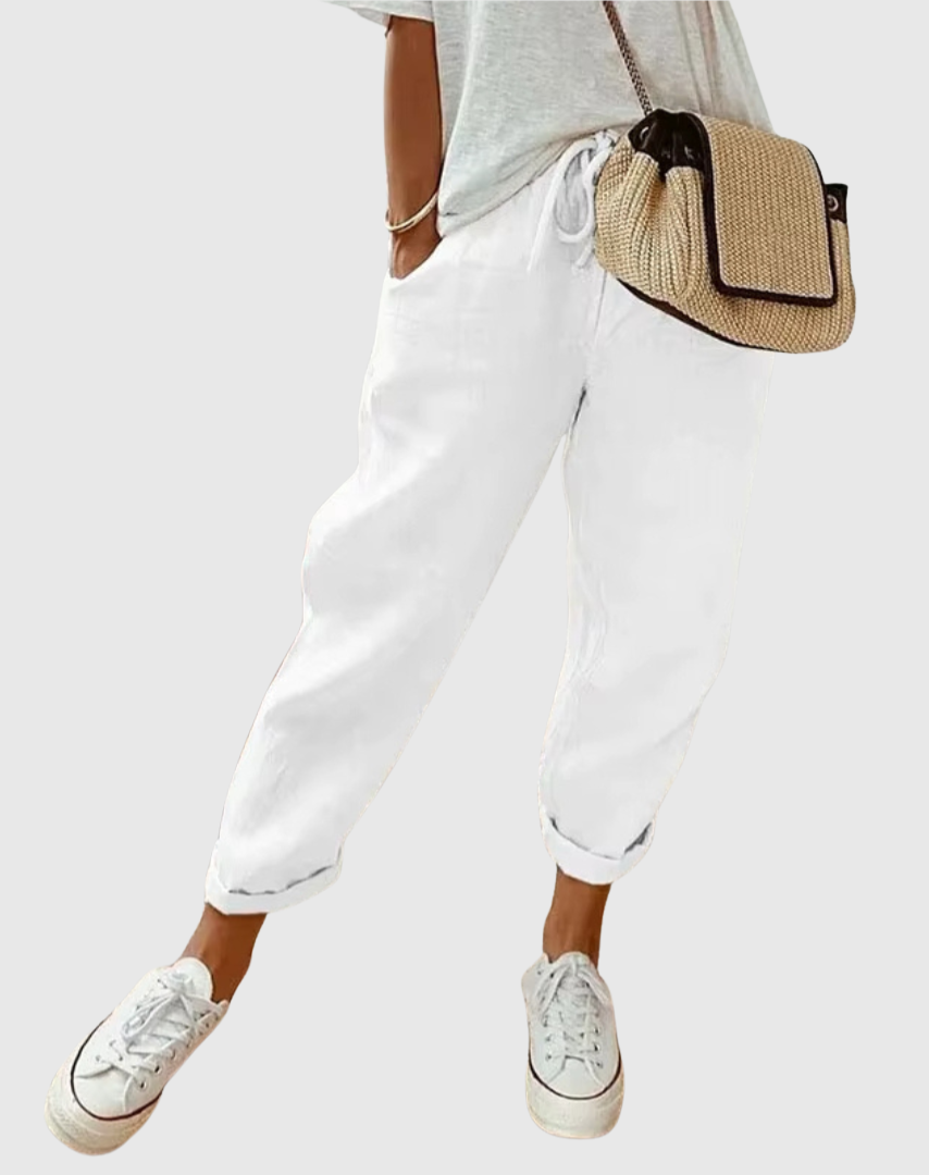 Velora | Lněné kalhoty