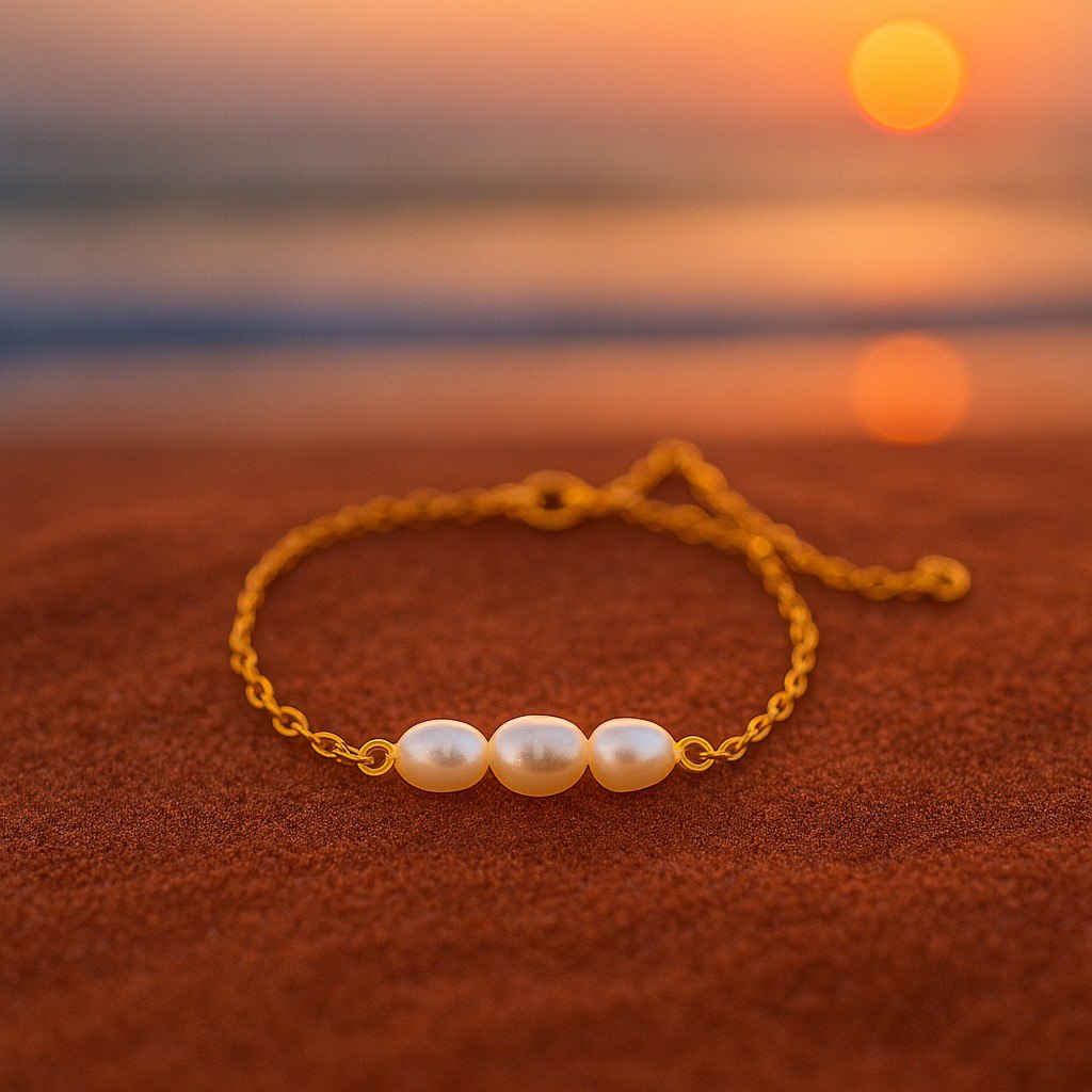 Velora | Náramek se třemi perlami