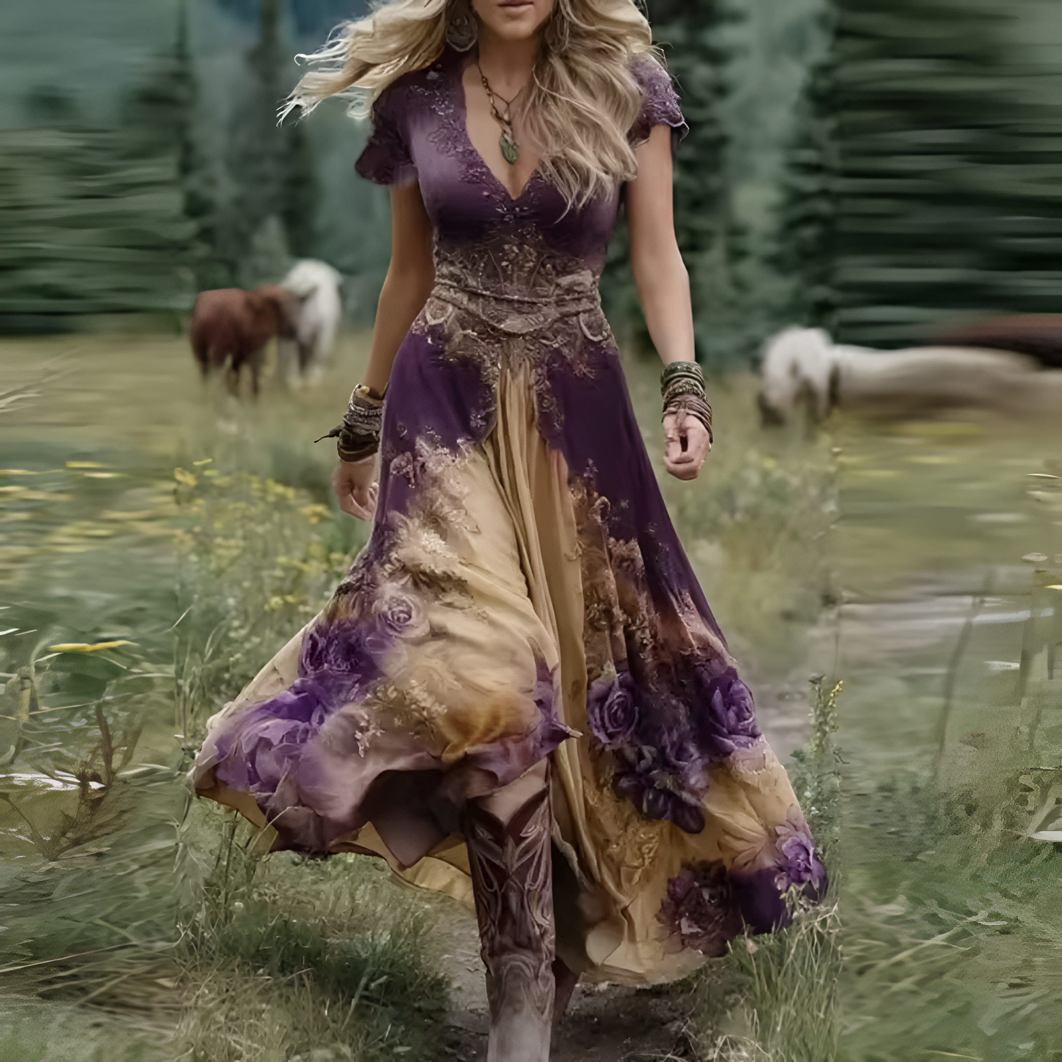 Velora - Elegantní květinové šaty