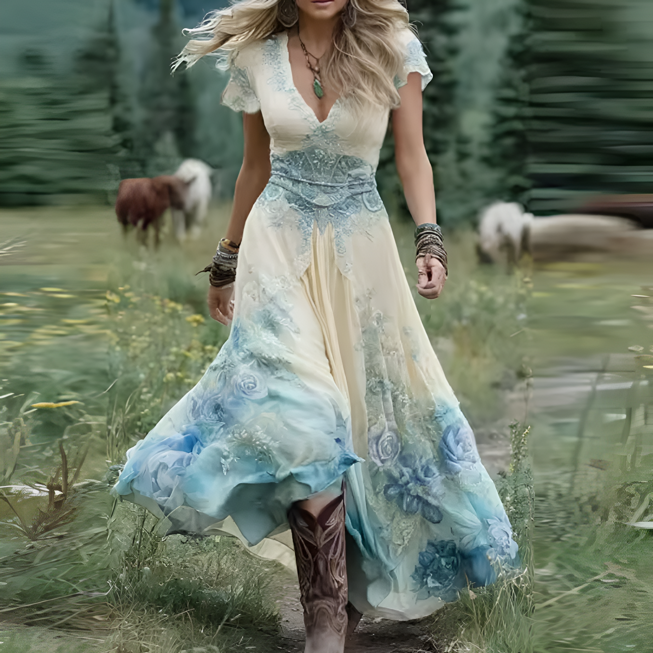 Velora - Elegantní květinové šaty