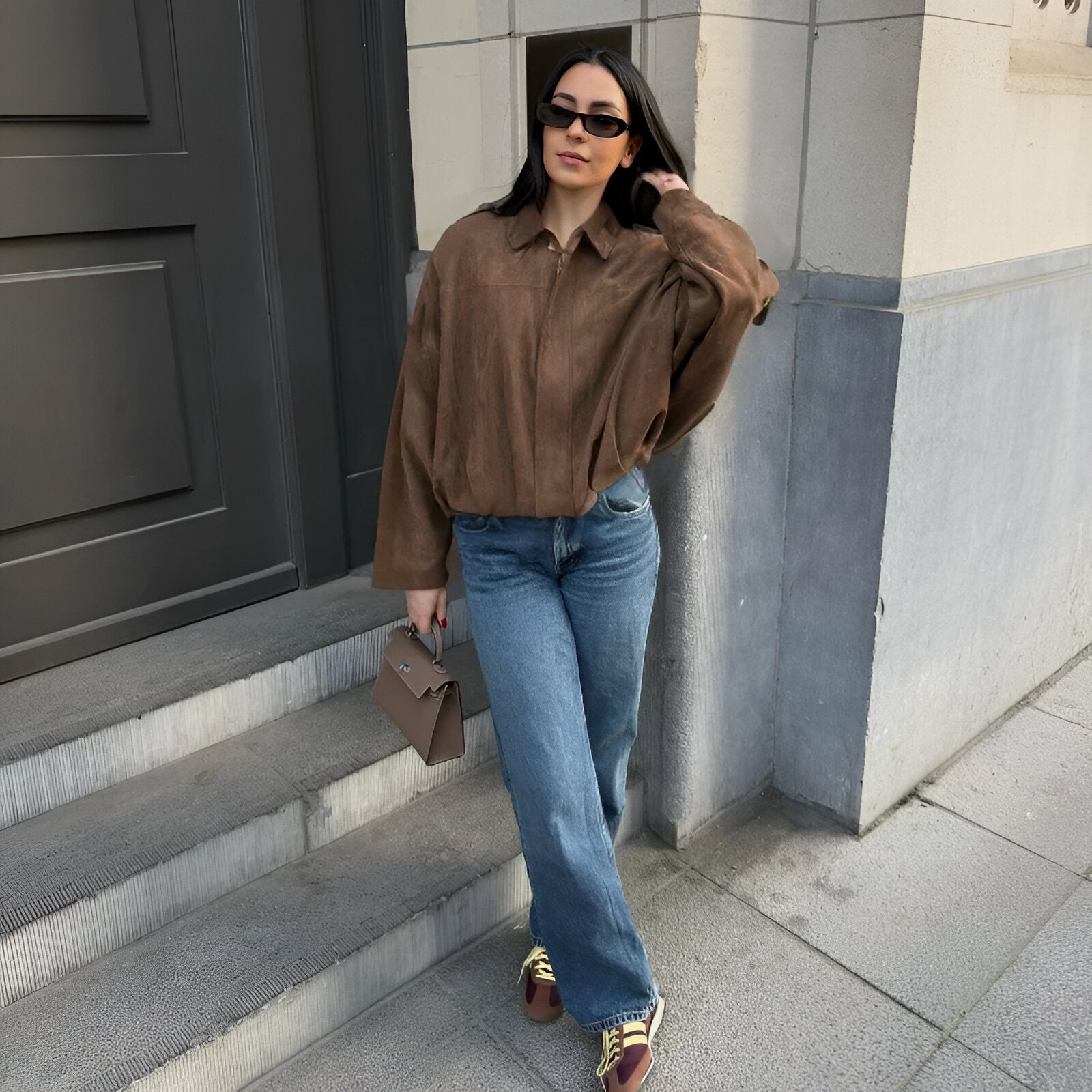 Velora – Semišová bomber bunda