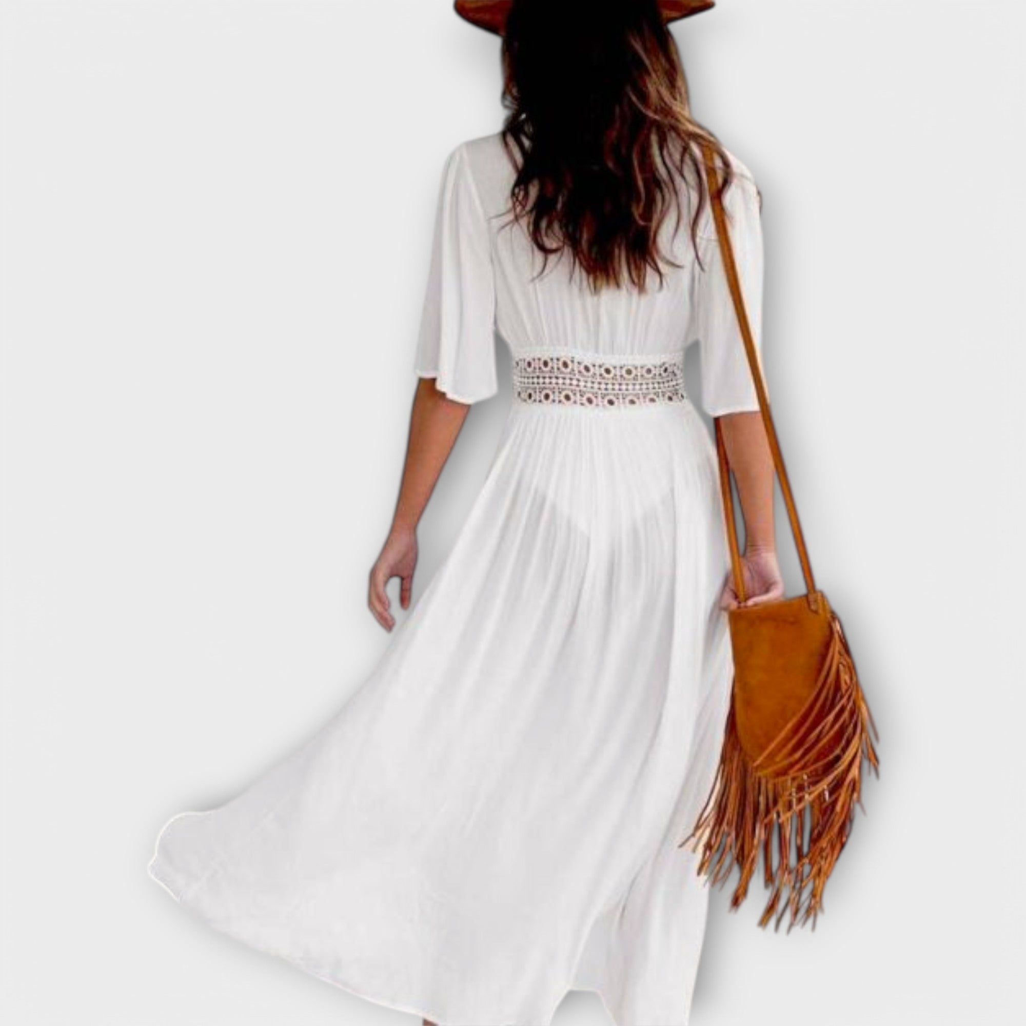 Velora | Boho Midi Dress