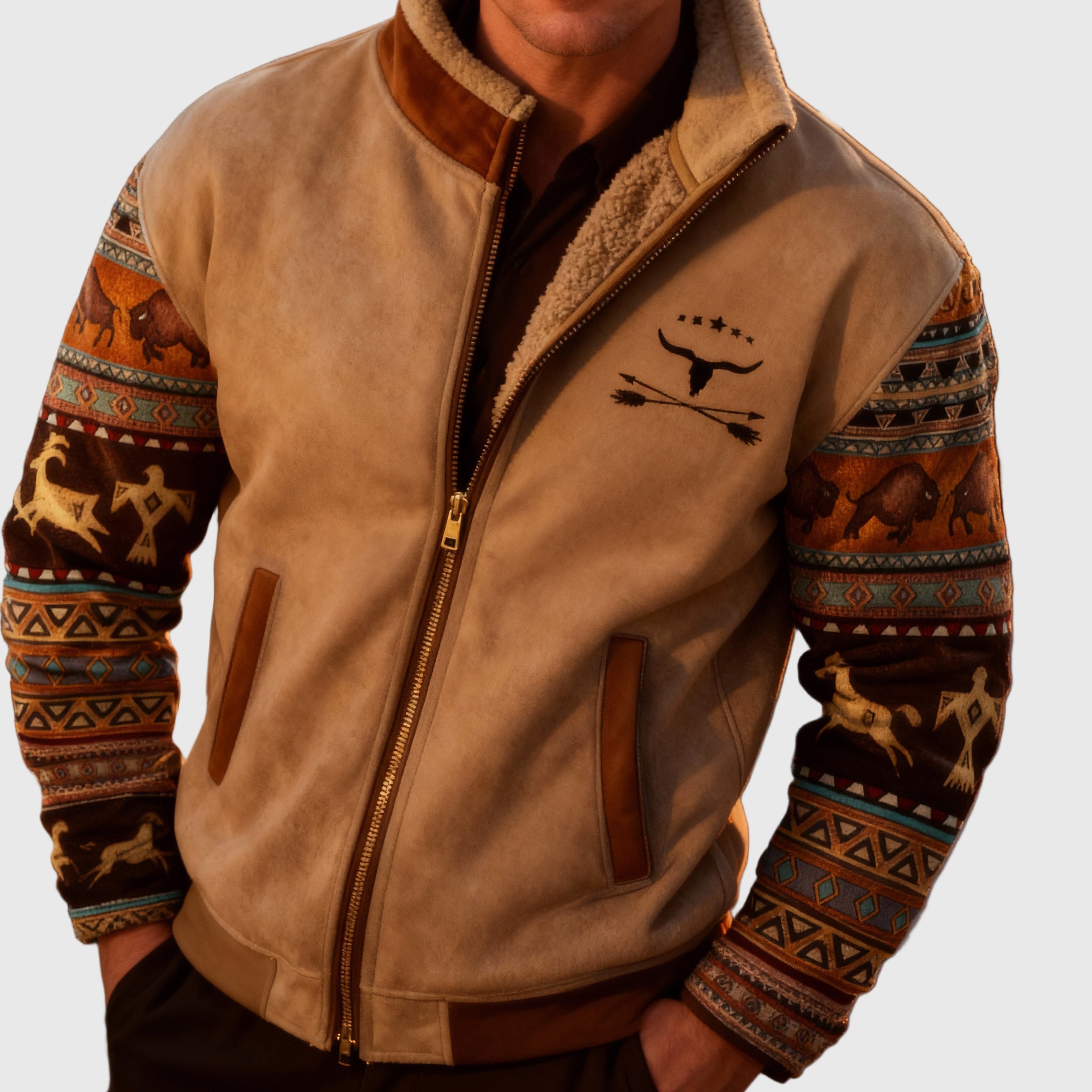 Velora | Ethno Fleece Jacket