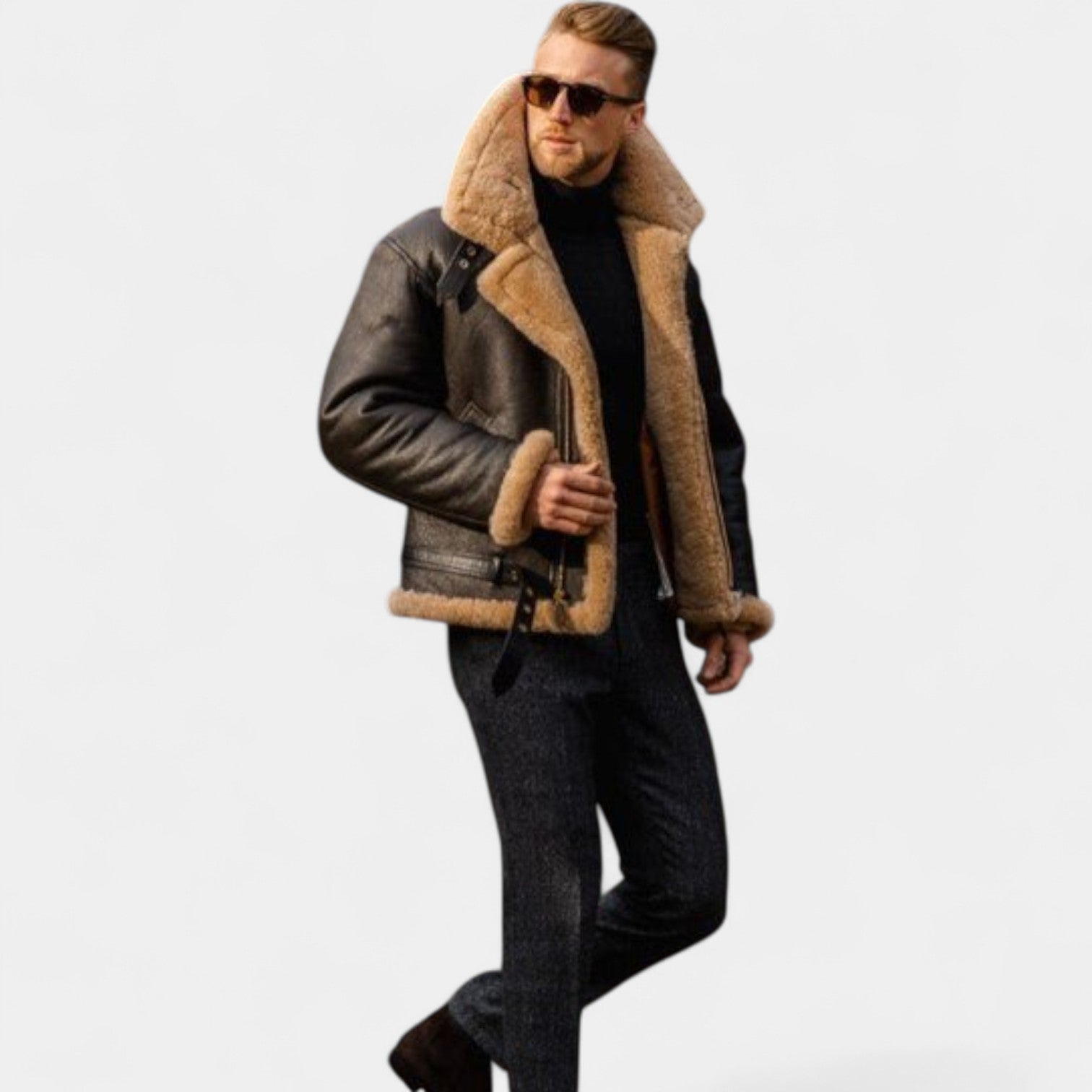 Velora | Prémiová kožená bunda s podšívkou z beránka