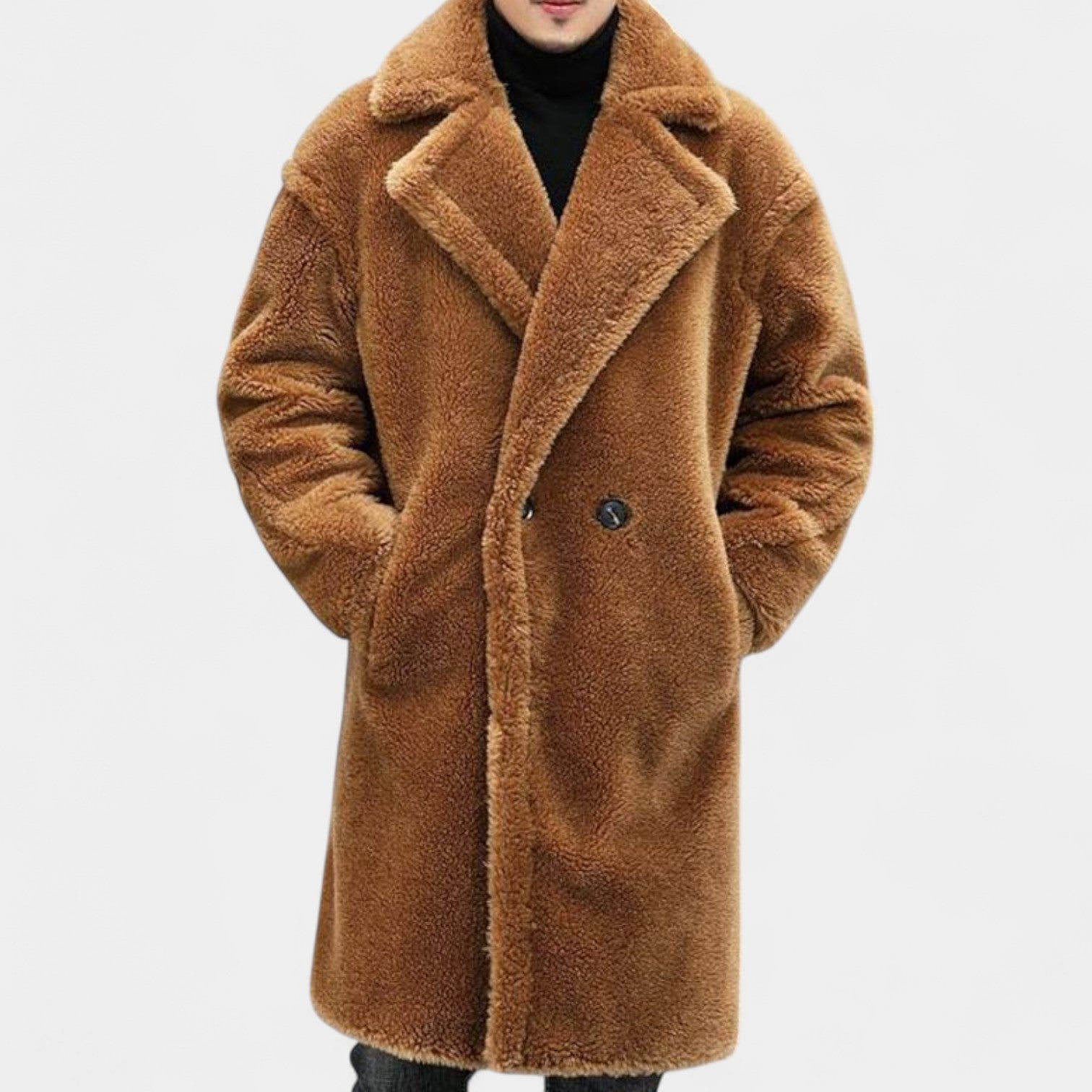 Velora | Zimní teddy kabát s klopou