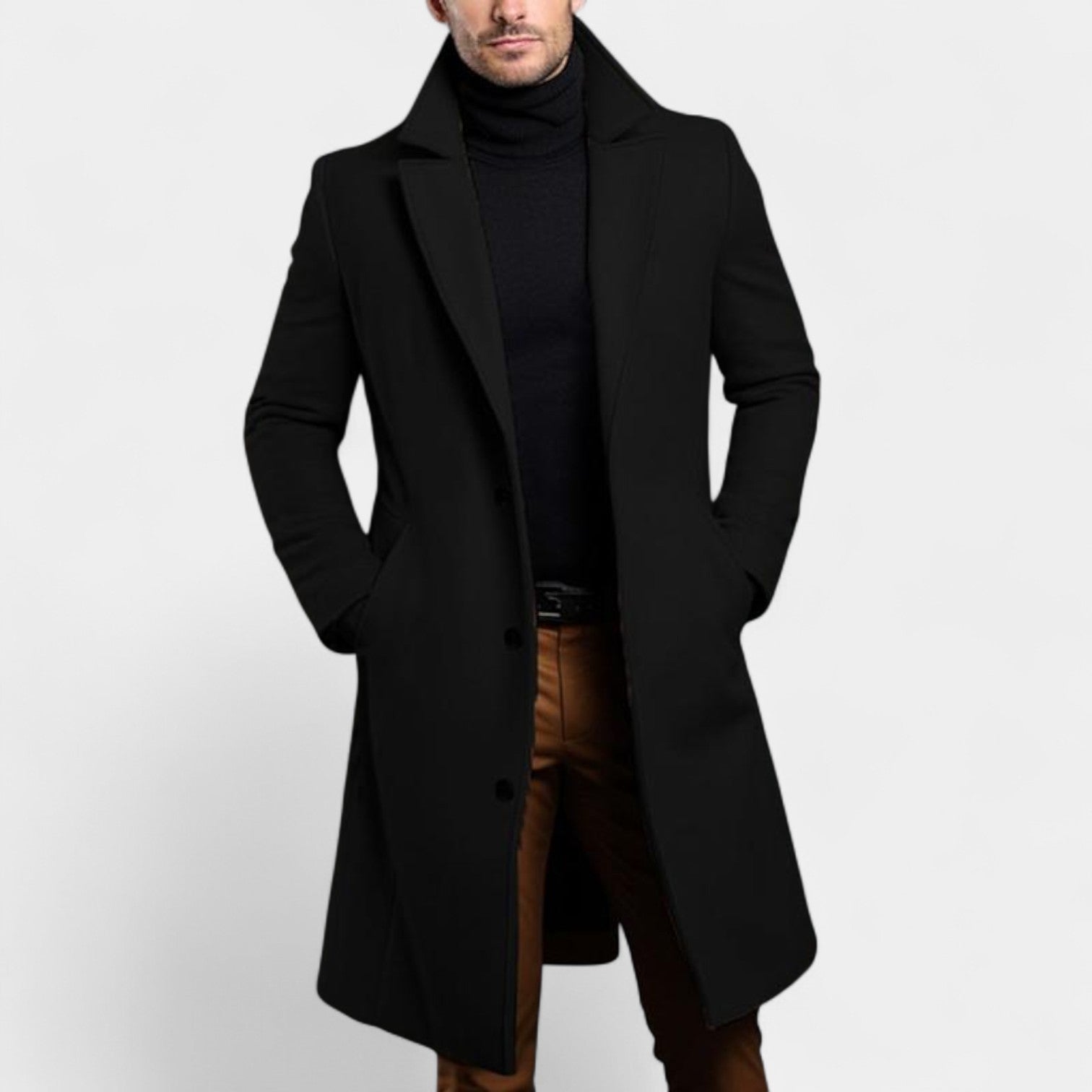 Velora | Elegantní pánský kabát s klopou