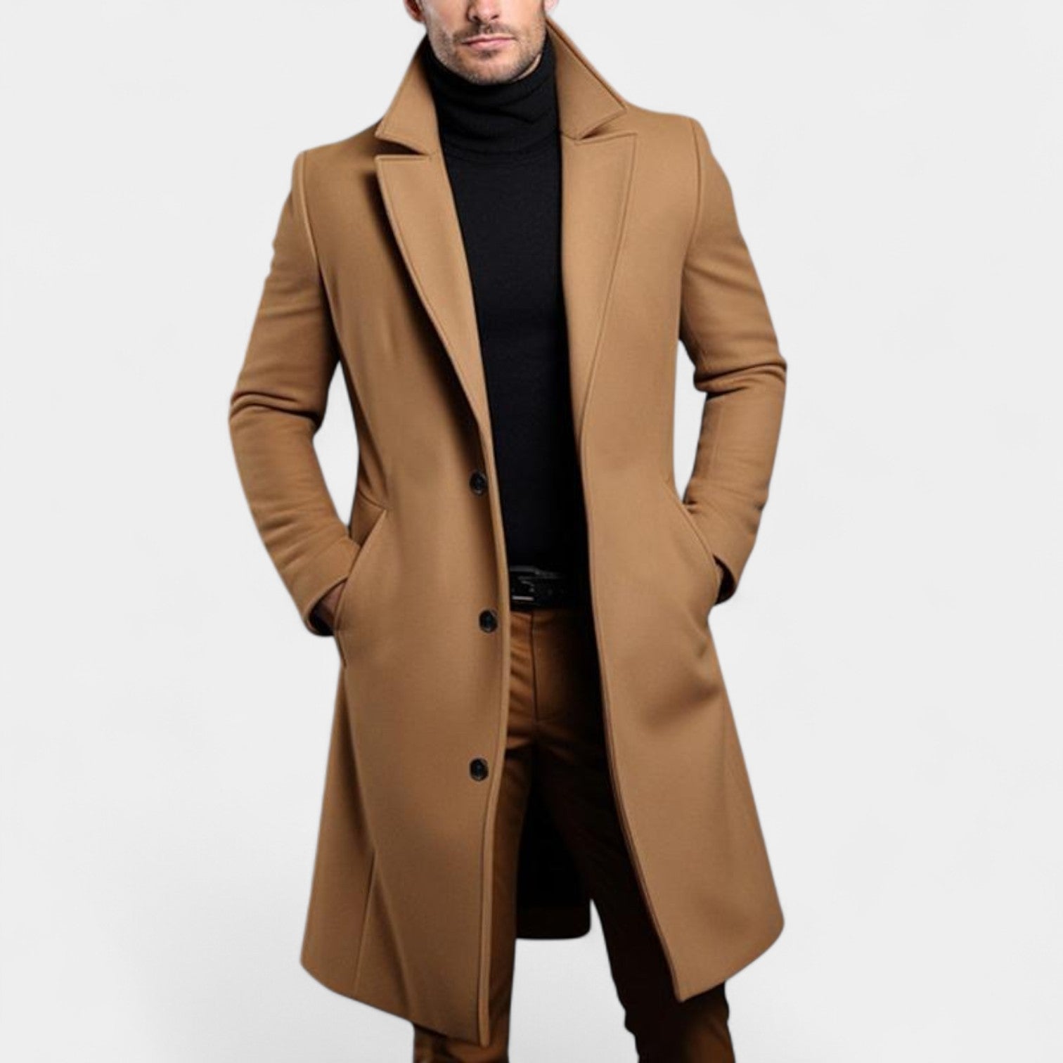 Velora | Elegantní pánský kabát s klopou